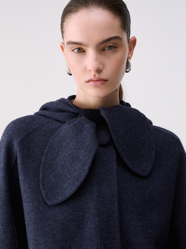 Casaco Oversize com Efeito Ganga