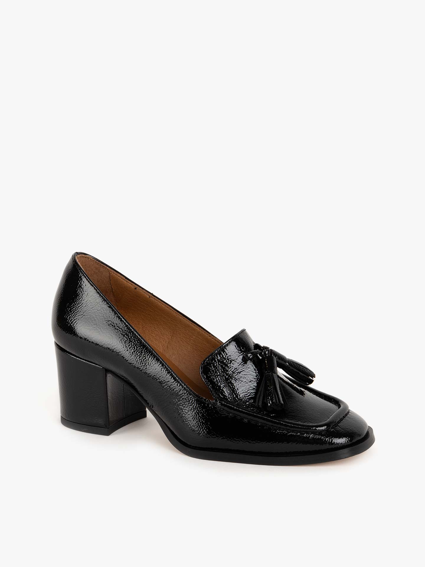 Sapatos de Salto em Pele