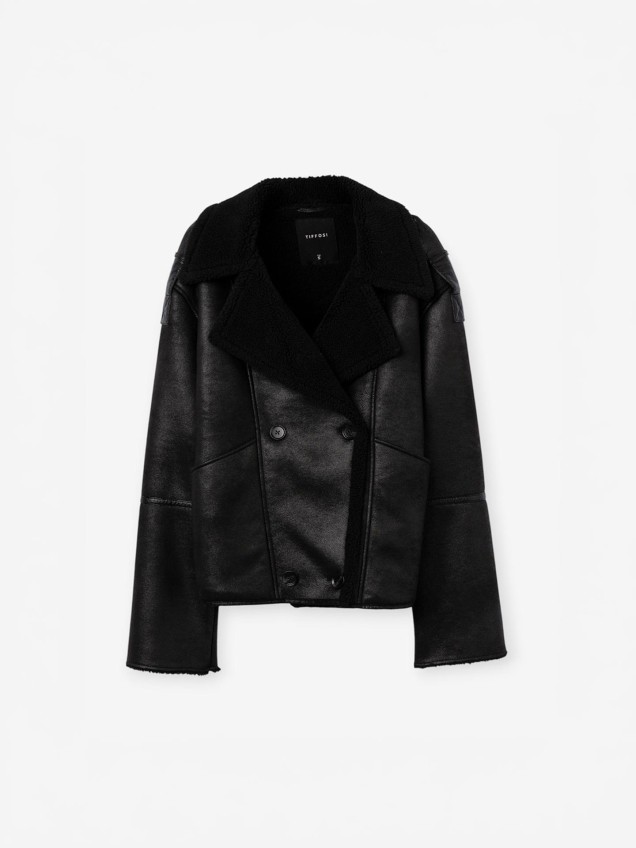 Blus�o de Trespasse com Efeito Shearling
