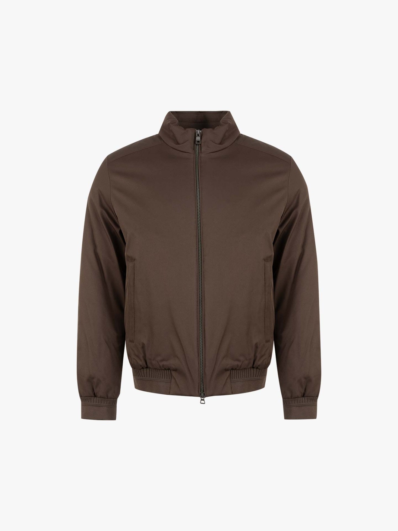 Blus�o com Gola Subida e Fecho de Correr