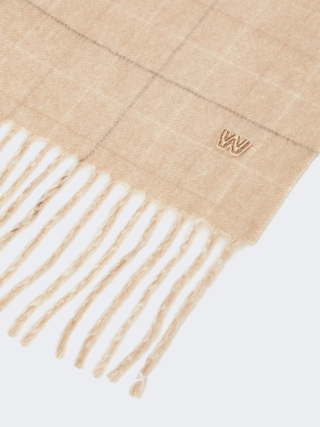 Cachecol com Padrão Tartan WKACATONE