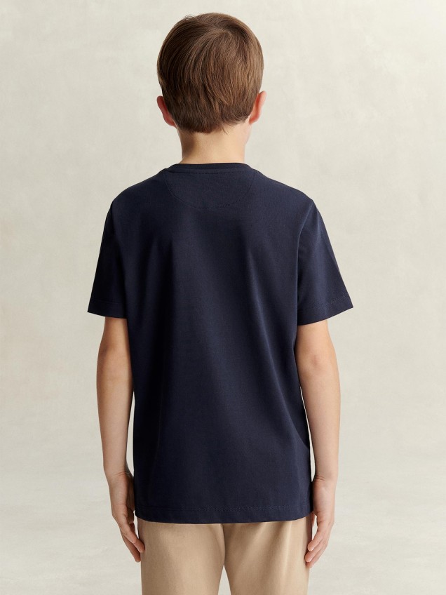 T-shirt com Gola Redonda