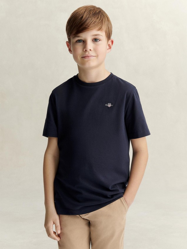 T-shirt com Gola Redonda
