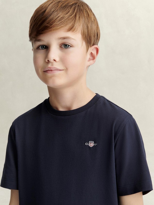 T-shirt com Gola Redonda