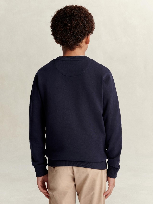 Sweatshirt com Gola Redonda