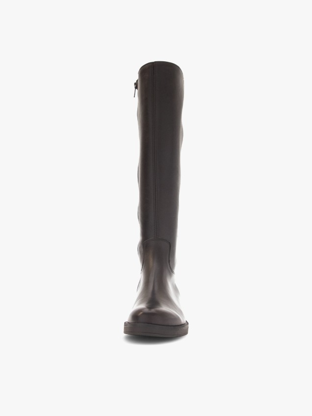 Botas de Cano Alto em Pele