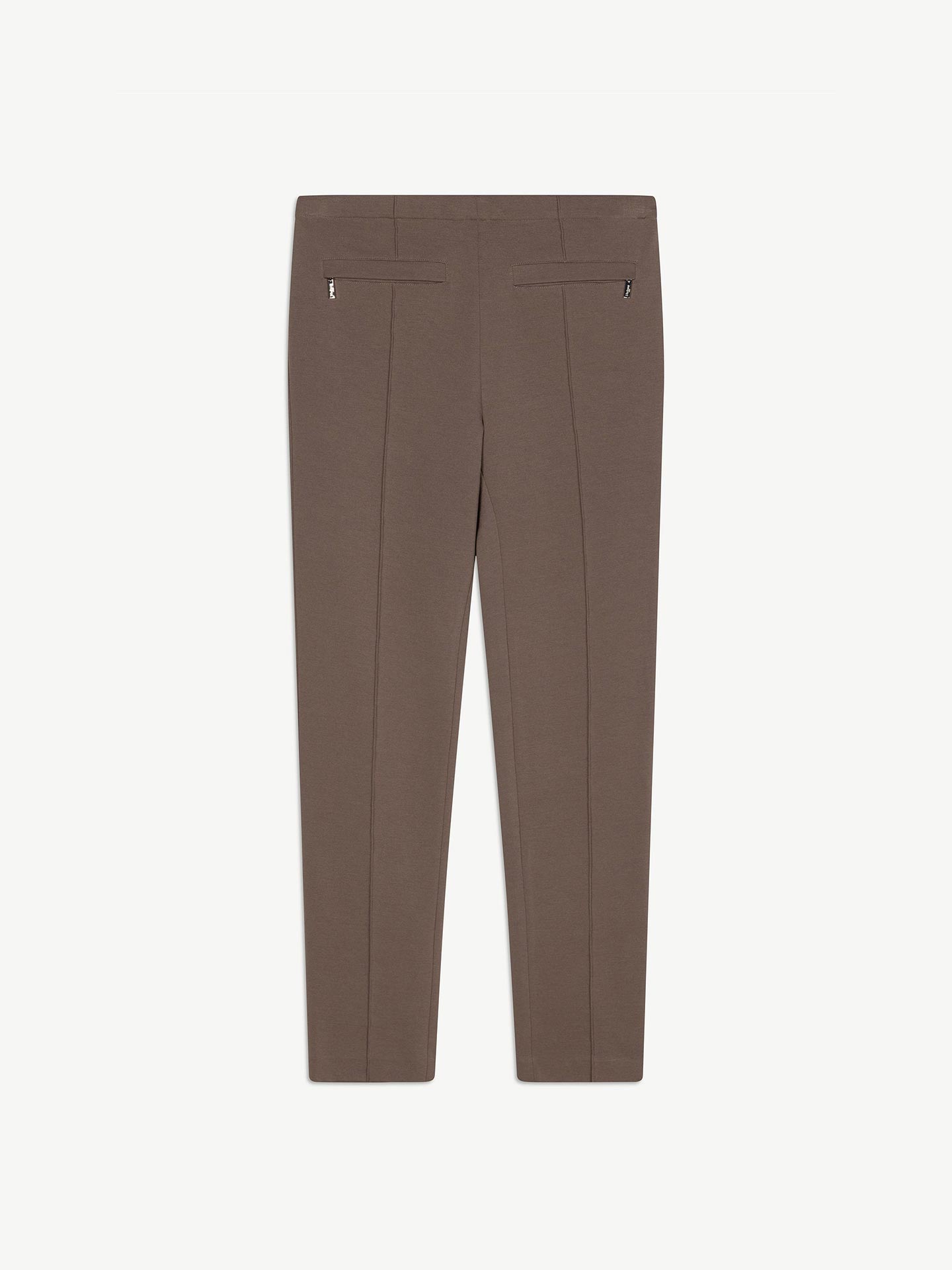 Calças Slim Fit com Costura Frontal