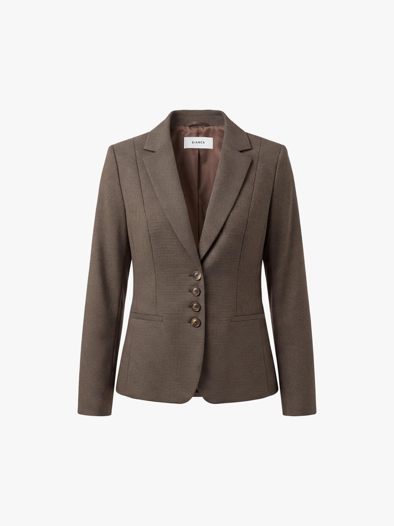 Blazer com Gola de Lapela Vivette