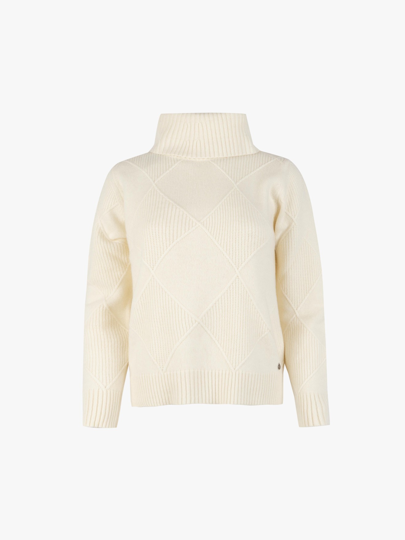 Camisola de Gola Alta em Malha