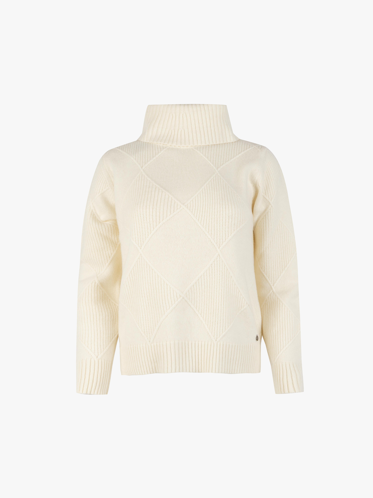 Camisola de Gola Alta em Malha
