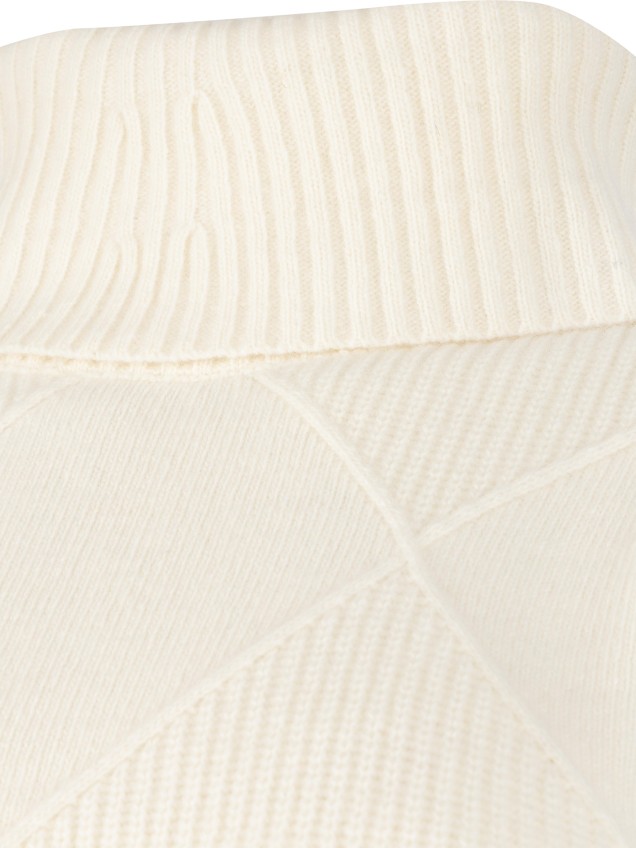 Camisola de Gola Alta em Malha