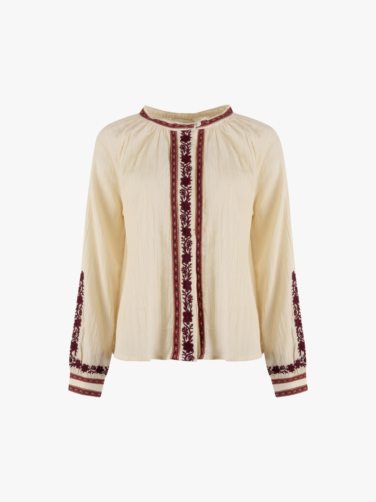 Blusa de Algod�o com Bordados