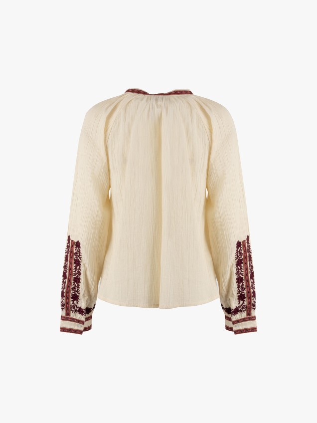 Blusa de Algodão com Bordados
