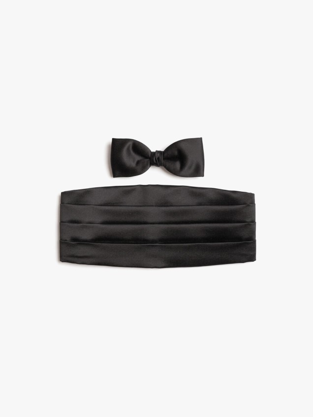 Conjunto de Faixa de Smoking e Laço