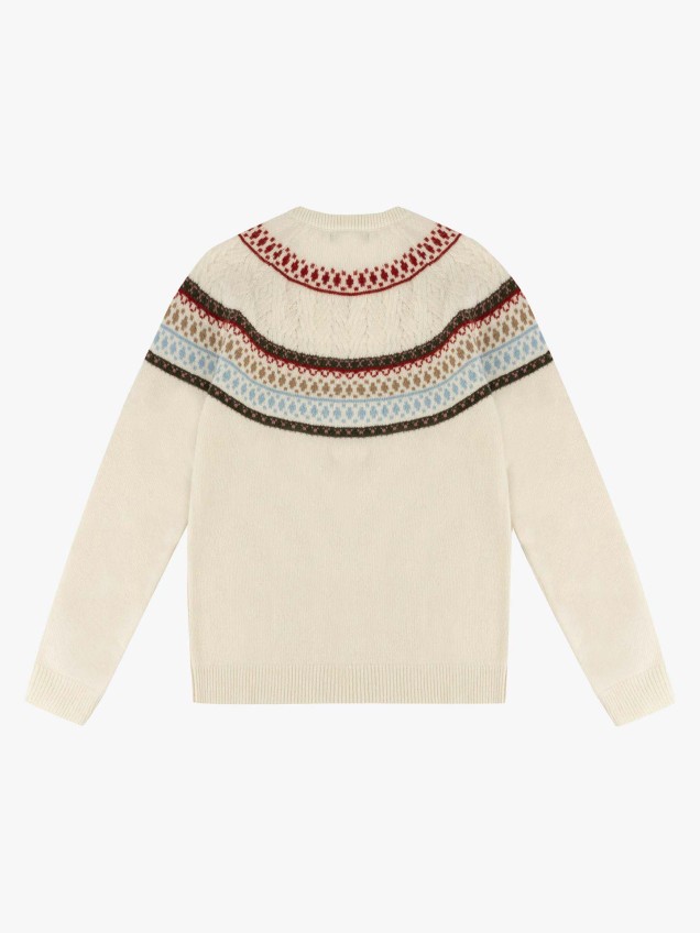 Camisola de Malha com Decote Redondo