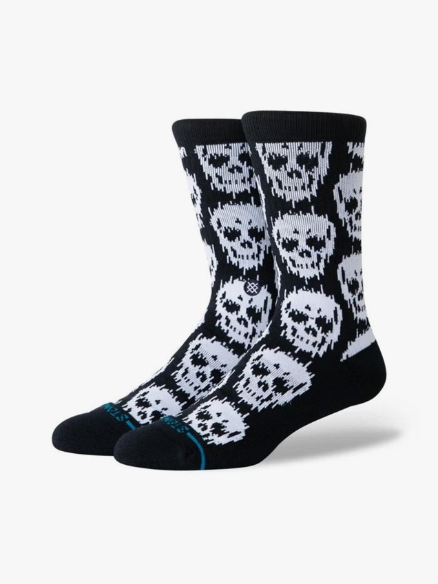 Meias de Cano M�dio Static Skull