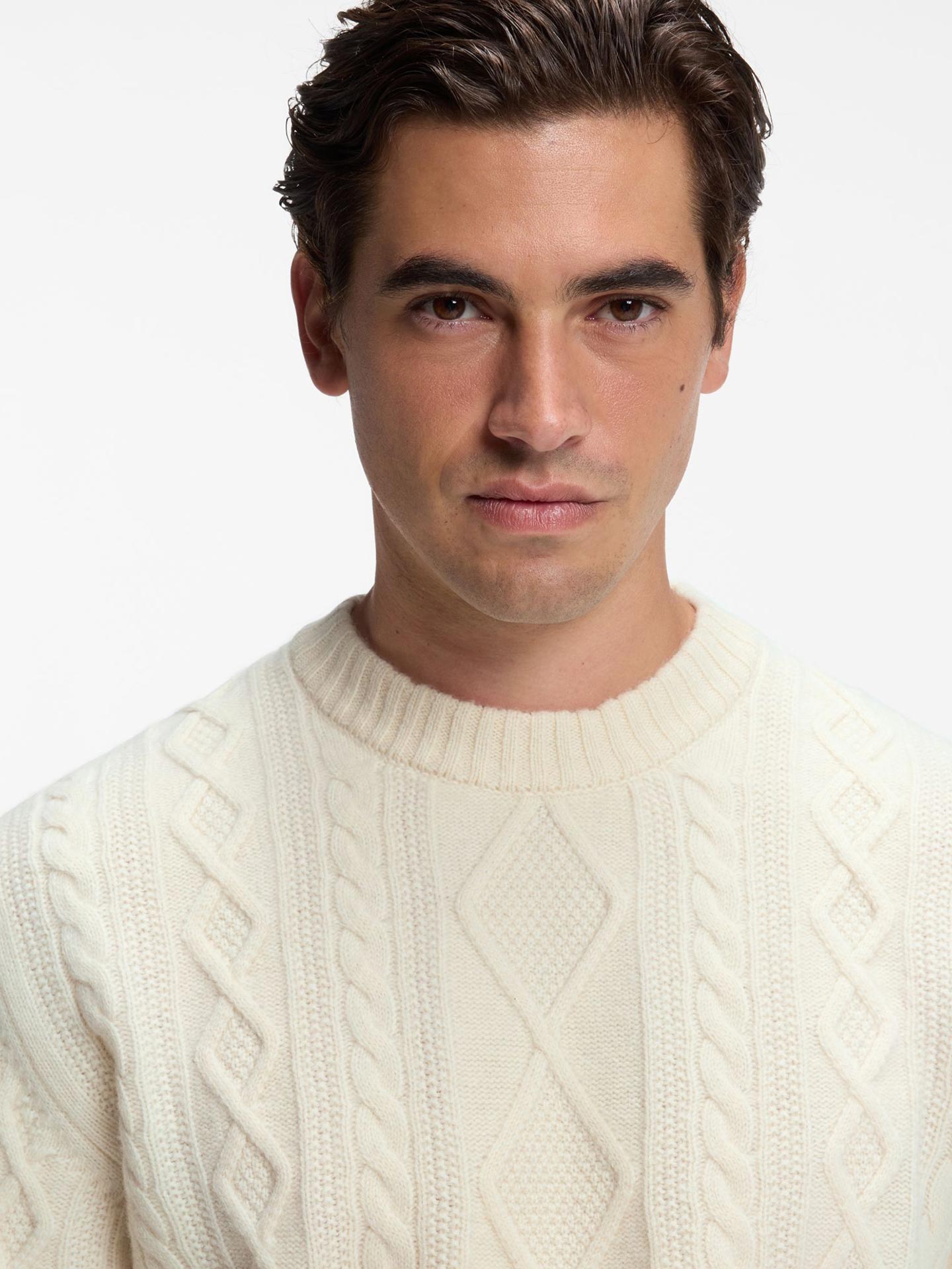 Camisola de Malha em Lã Virgem