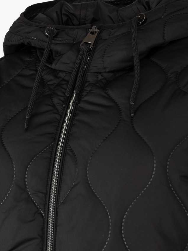 Parka Acolchoada com Capuz
