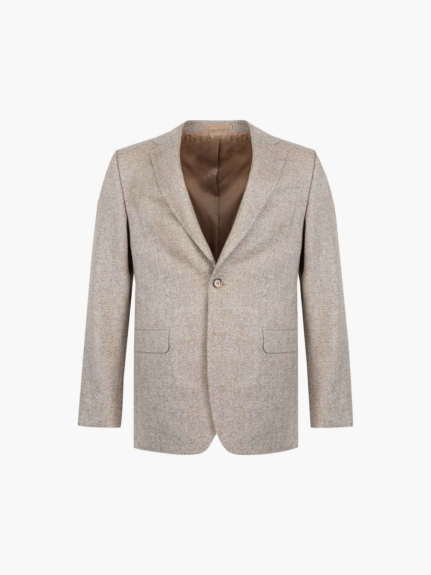 Blazer com Padrão Espinha de Peixe
