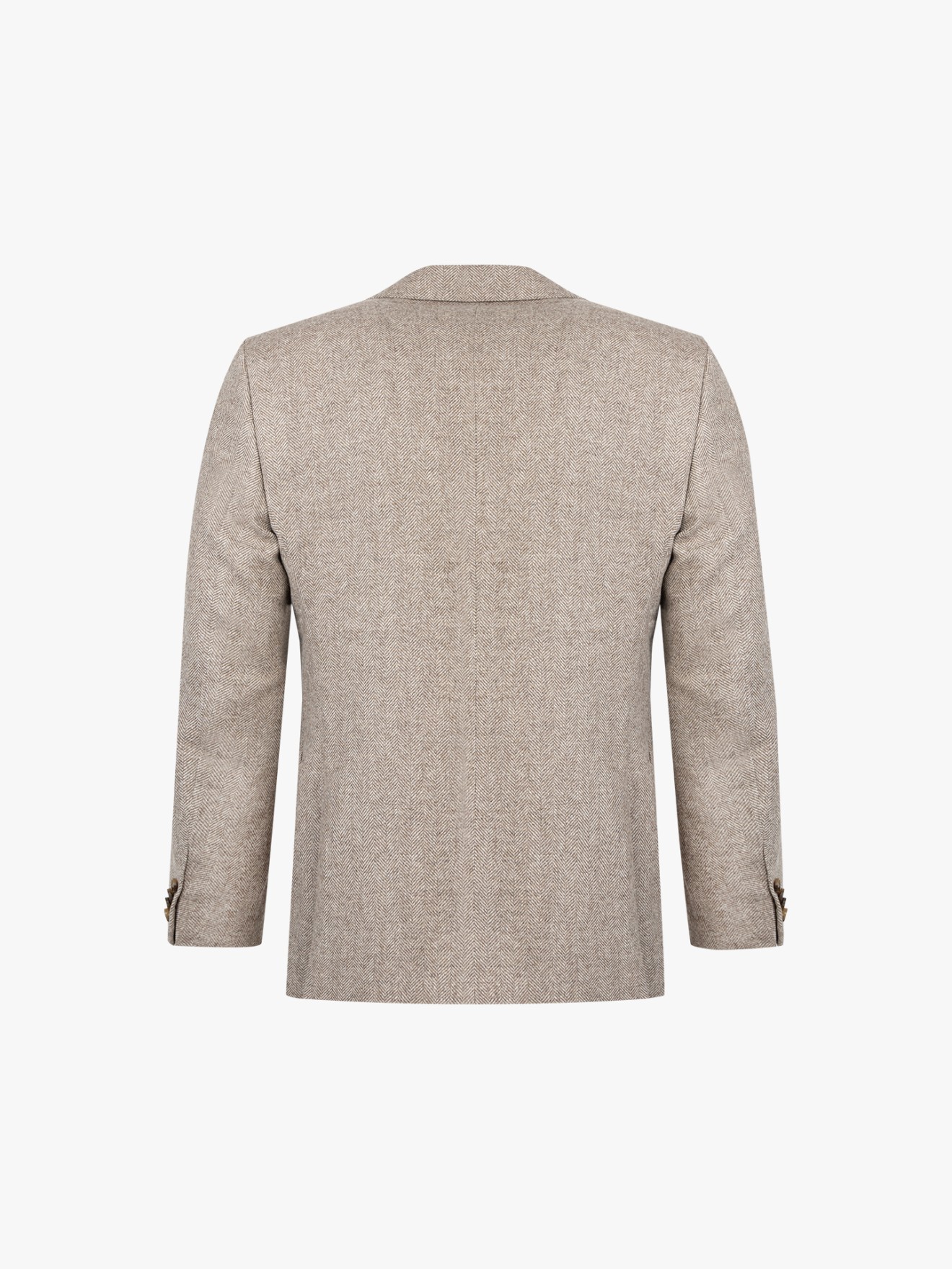 Blazer com Padrão Espinha de Peixe