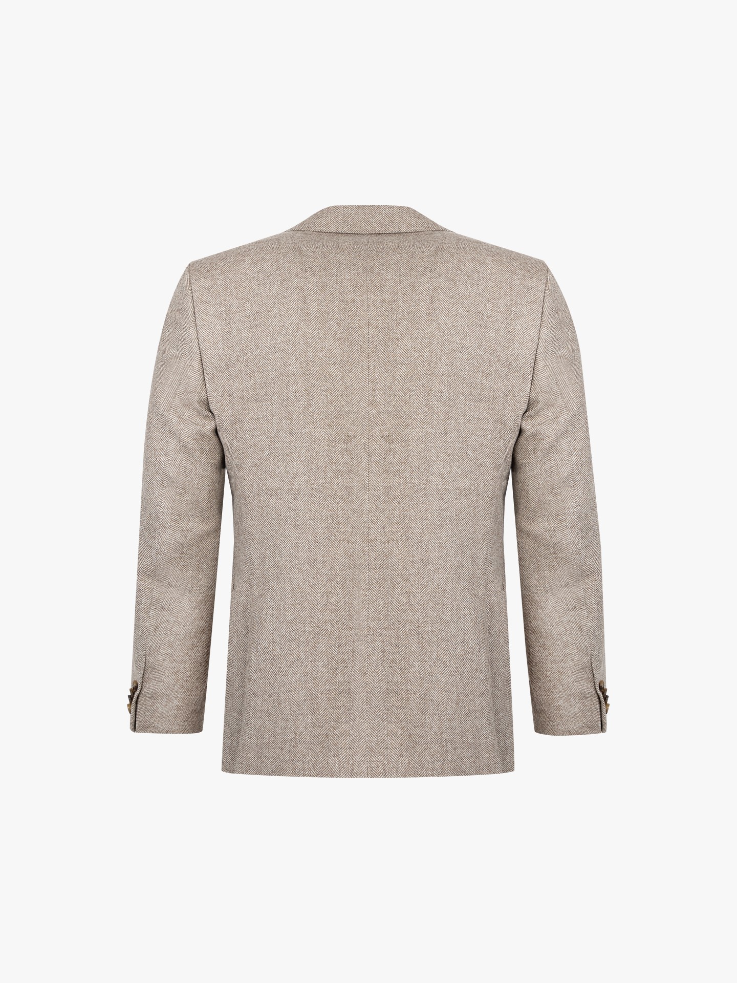 Blazer com Padrão Espinha de Peixe