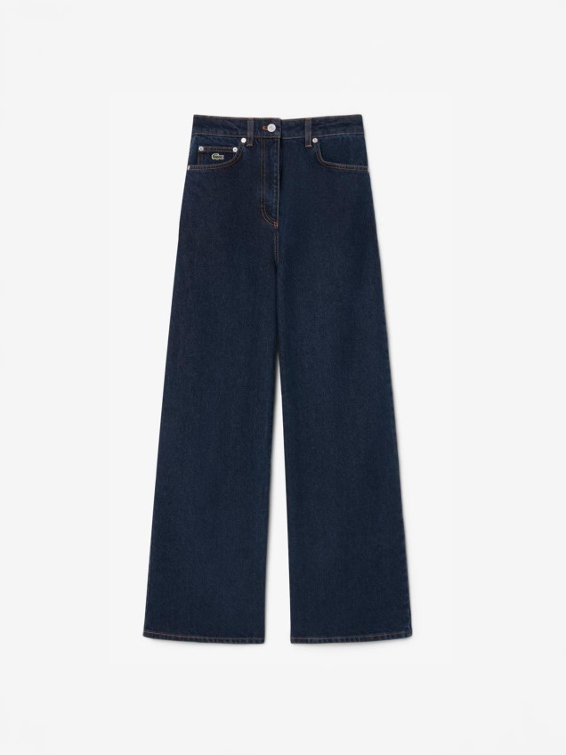 Cal�as de Ganga Wide Leg de Cintura Subida
