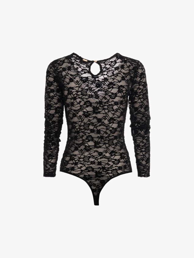 Body Slim Fit em Renda
