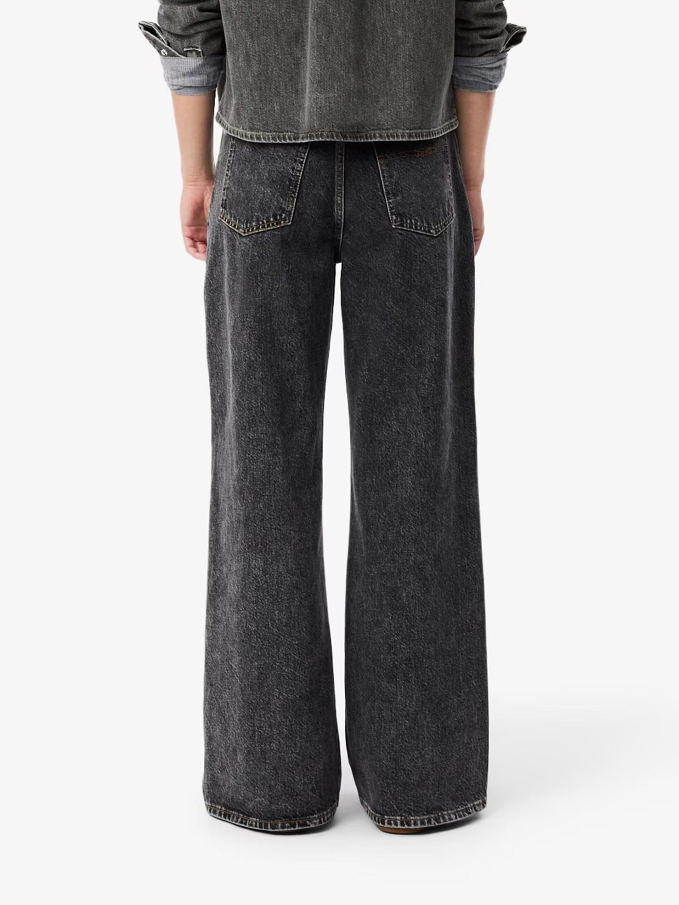 Cal�as de Ganga Wide Leg de Cintura Subida