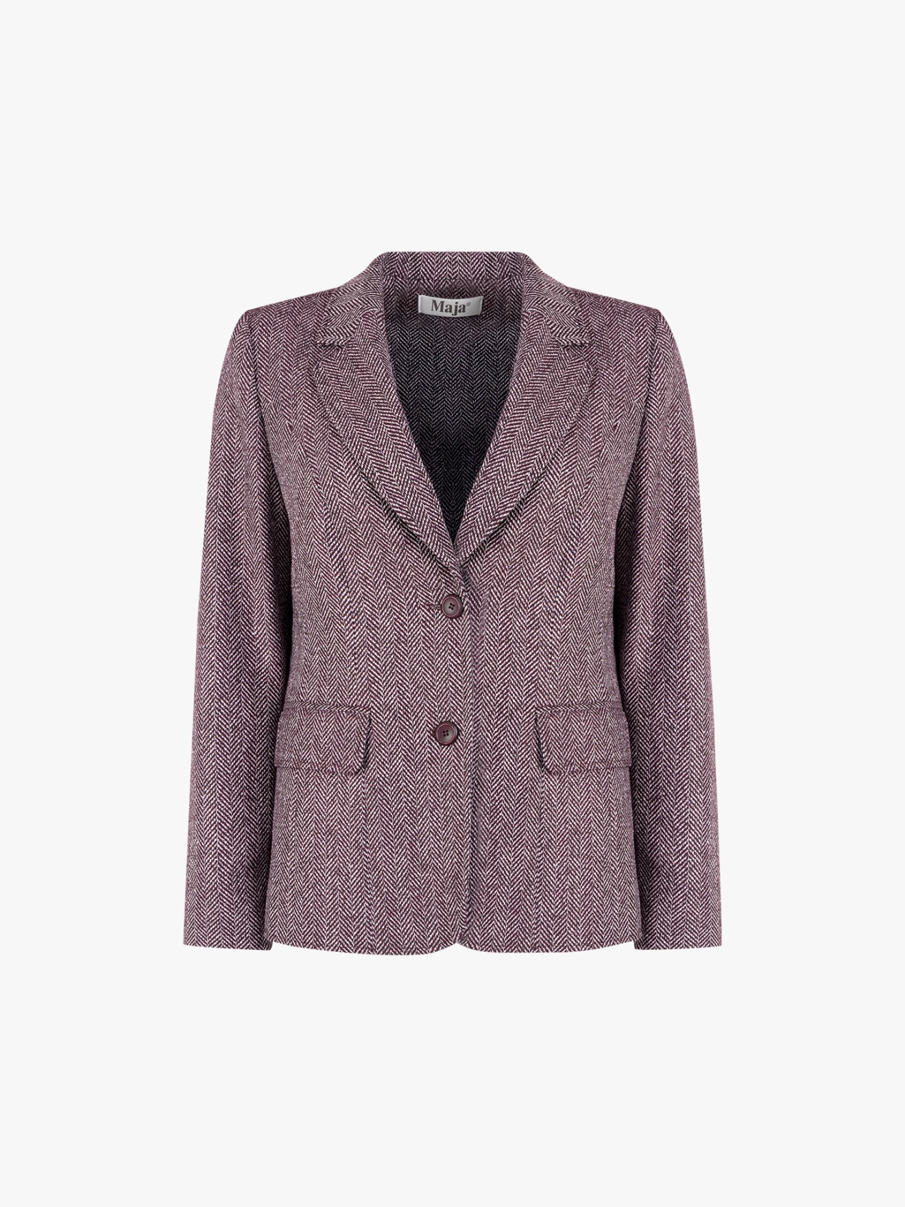 Blazer com Padr�o Espinha de Peixe