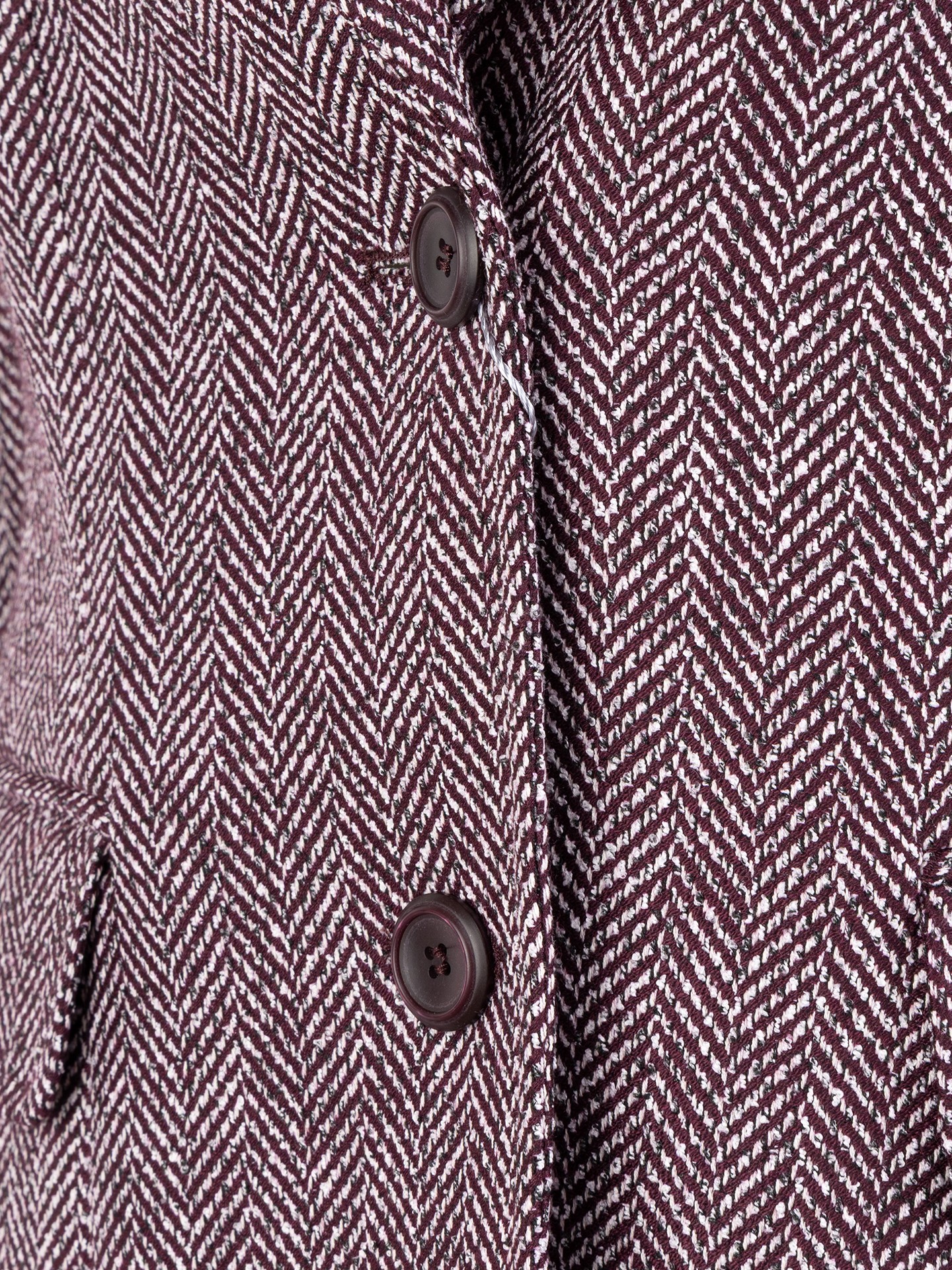 Blazer com Padrão Espinha de Peixe
