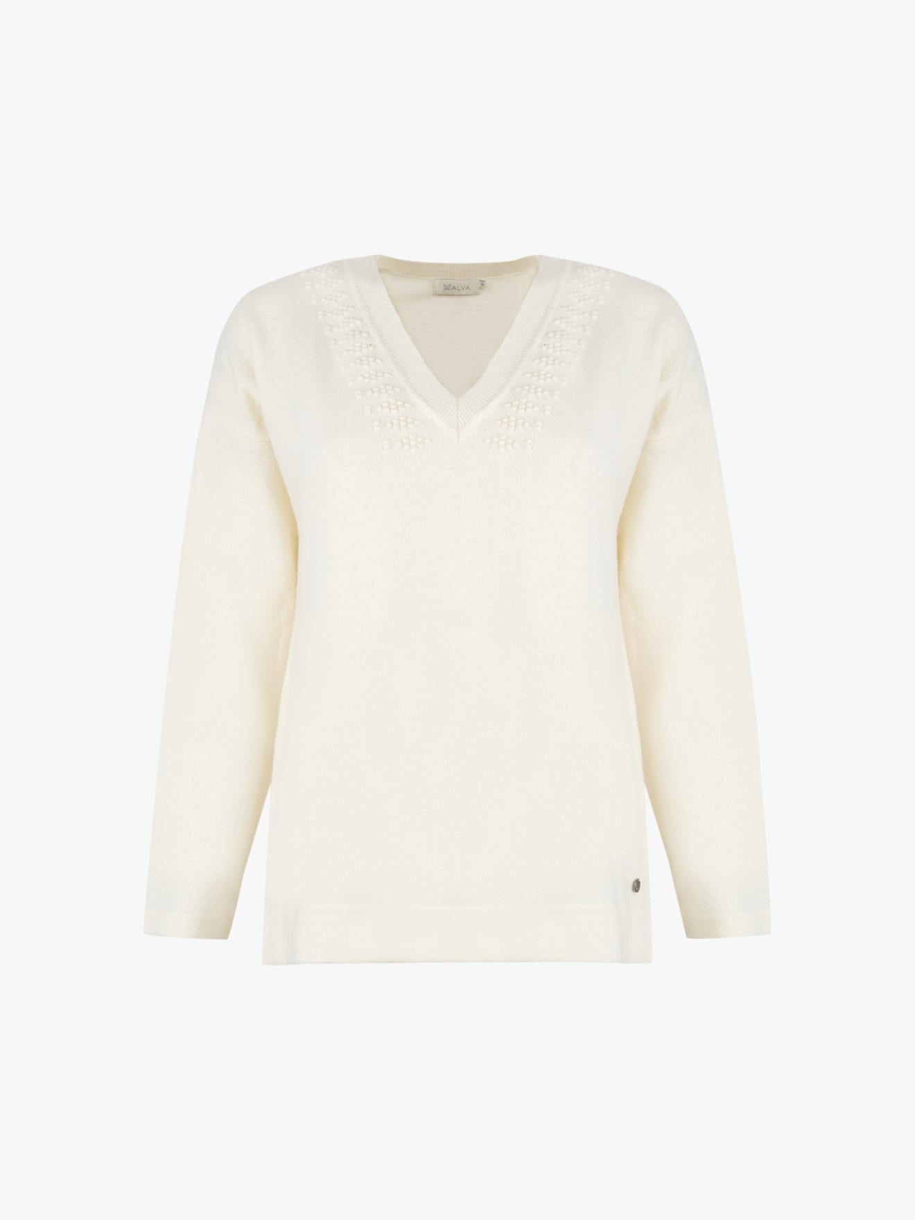 Camisola de Malha com Decote em V