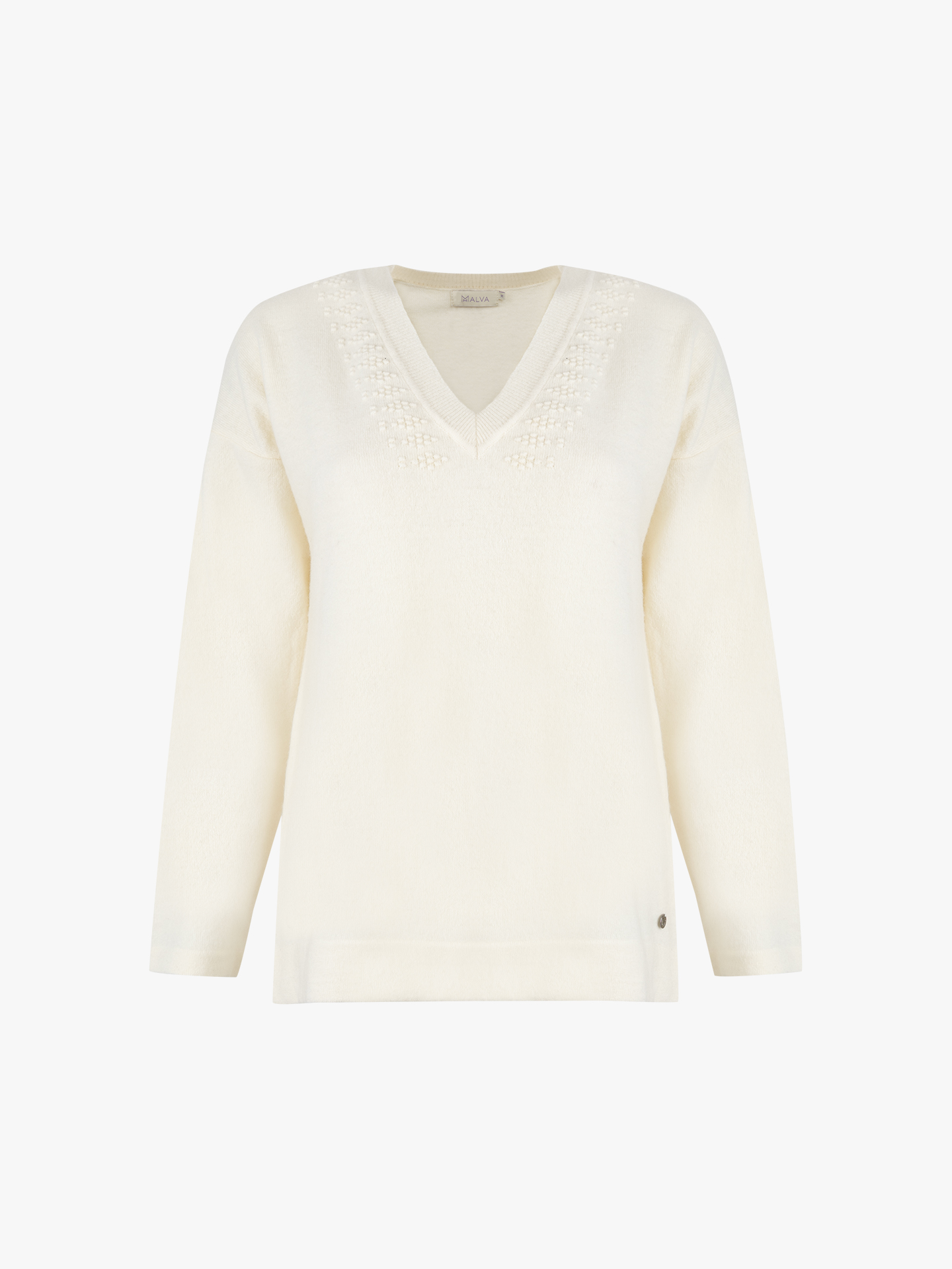 Camisola de Malha com Decote em V