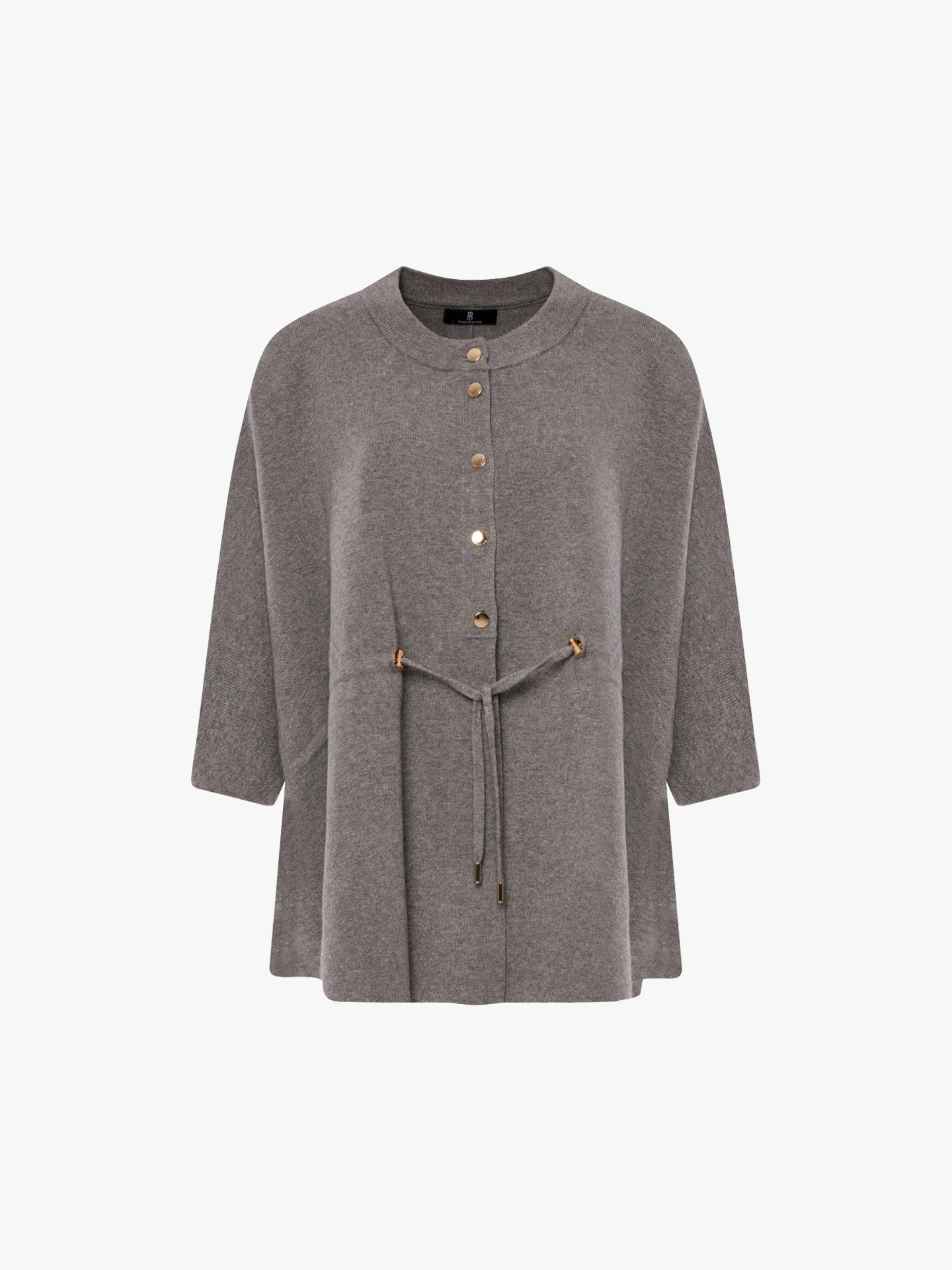 Casaco de Malha Oversize Estilo Capa