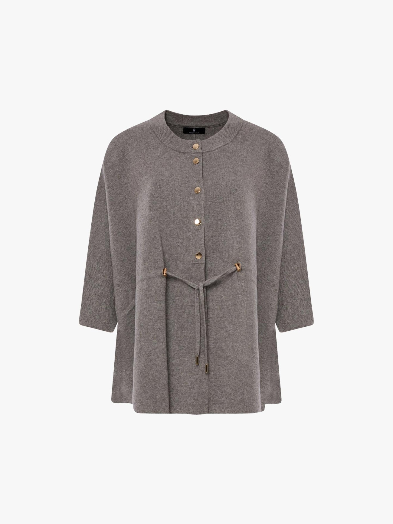 Casaco de Malha Oversize Estilo Capa