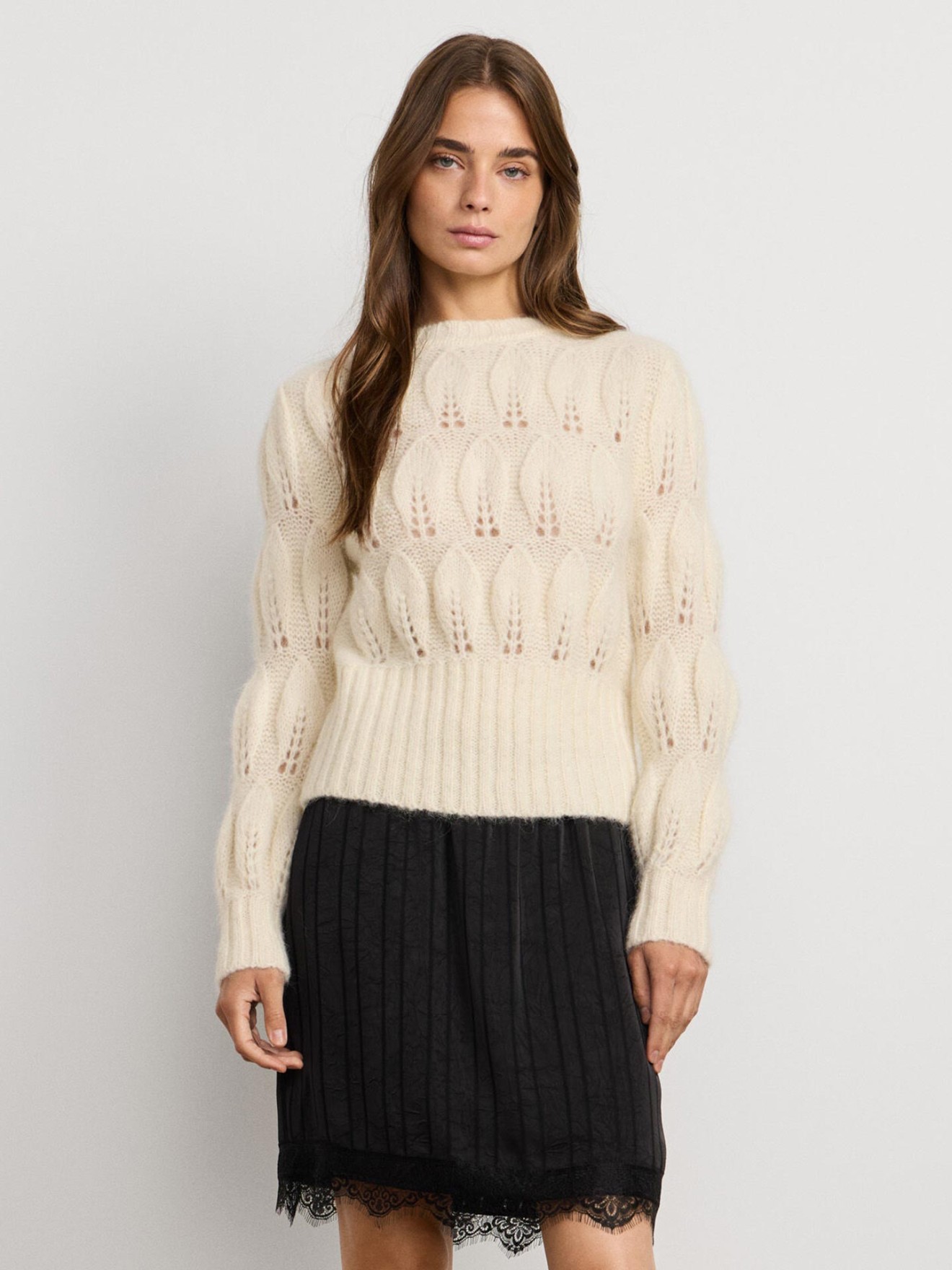 Camisola de Malha Trançada