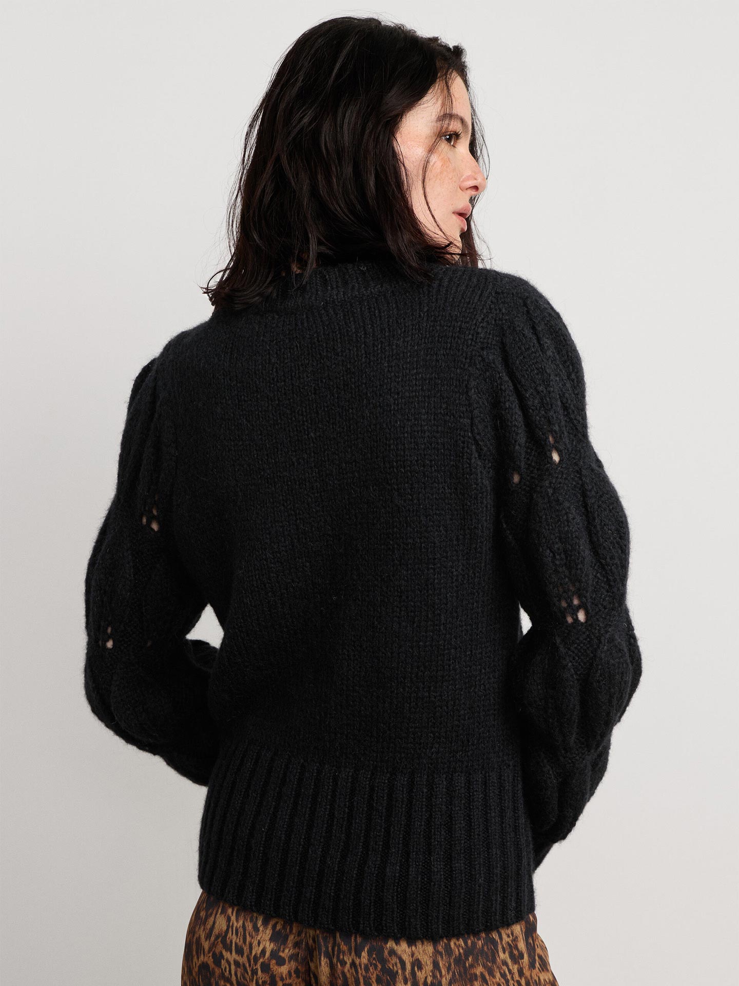 Camisola de Malha Trançada