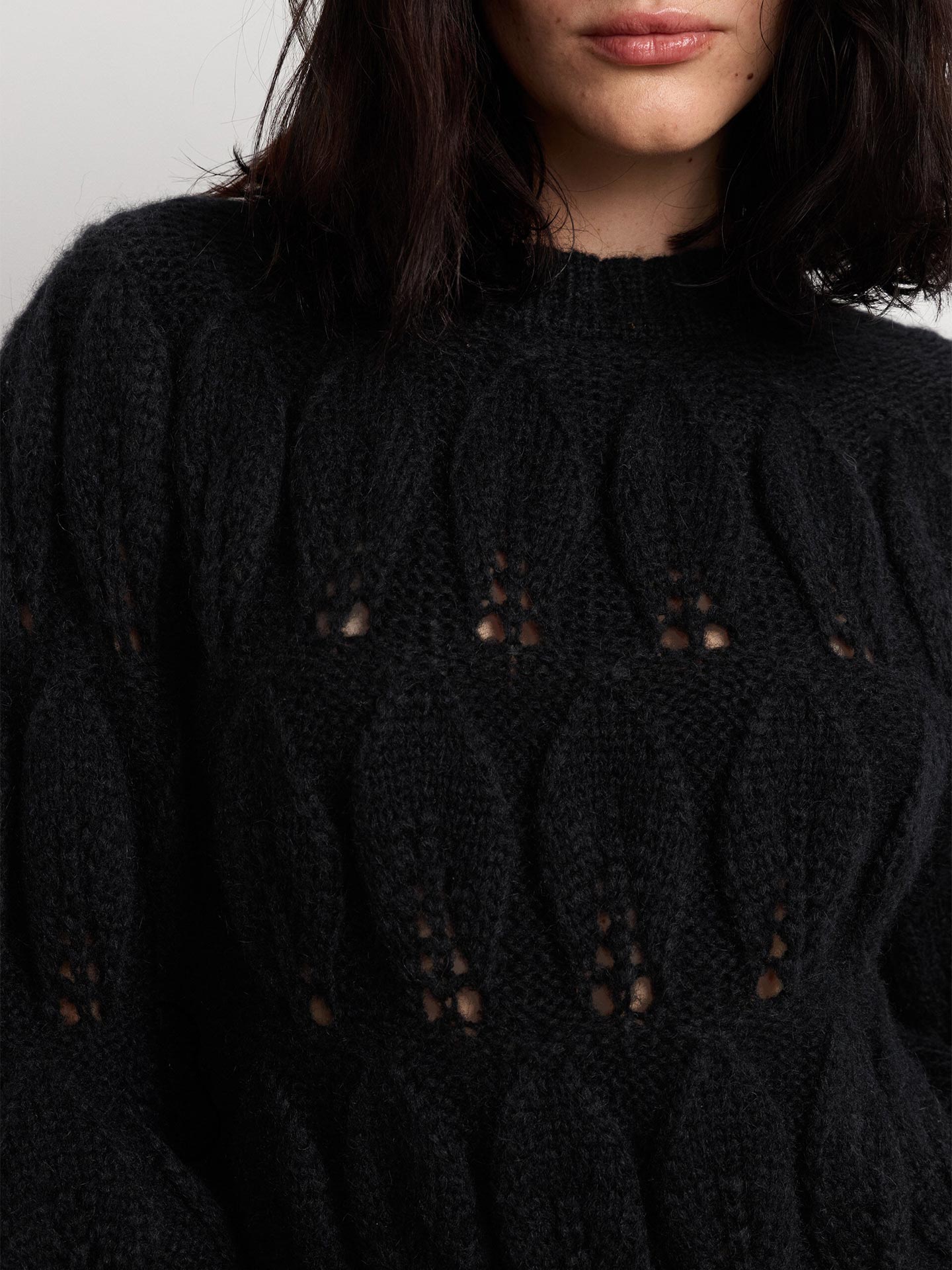 Camisola de Malha Trançada