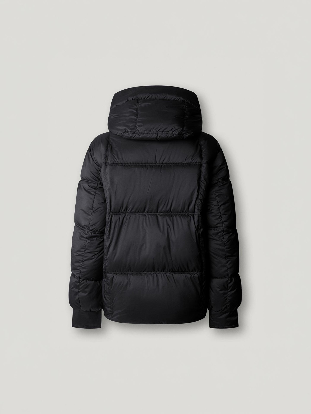 Blus�o Acolchoado Imperme�vel com Capuz