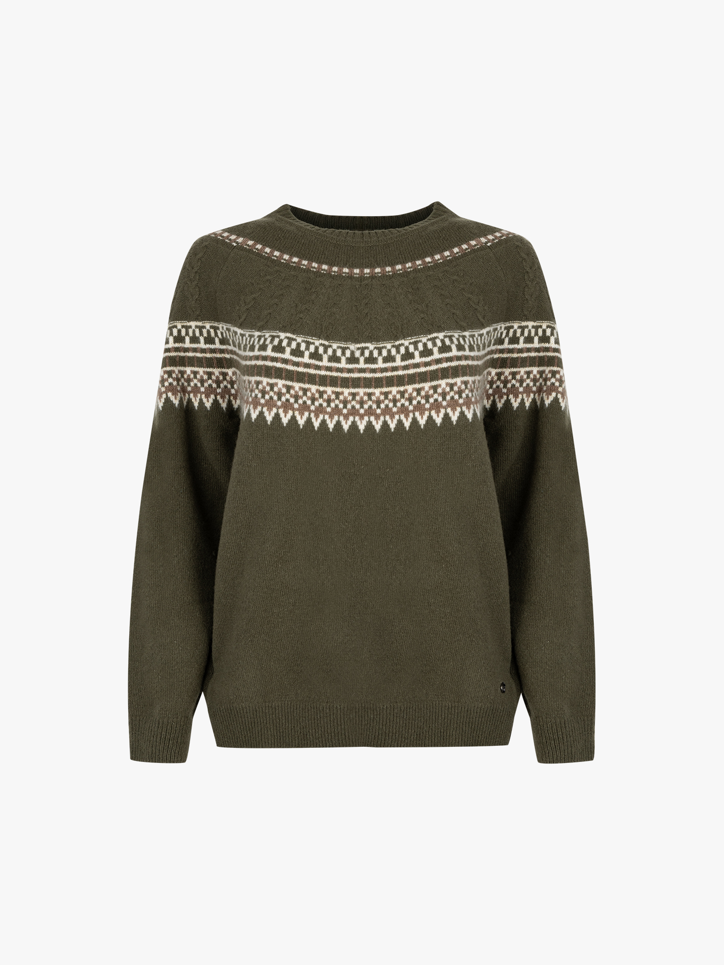 Camisola de Malha com Decote Rente