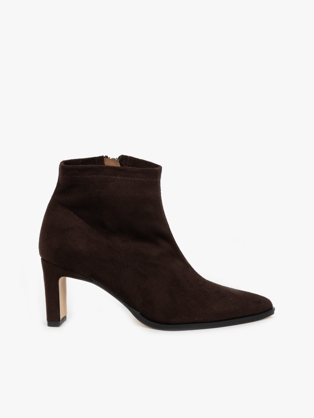 Botas de Salto com Fecho de Correr