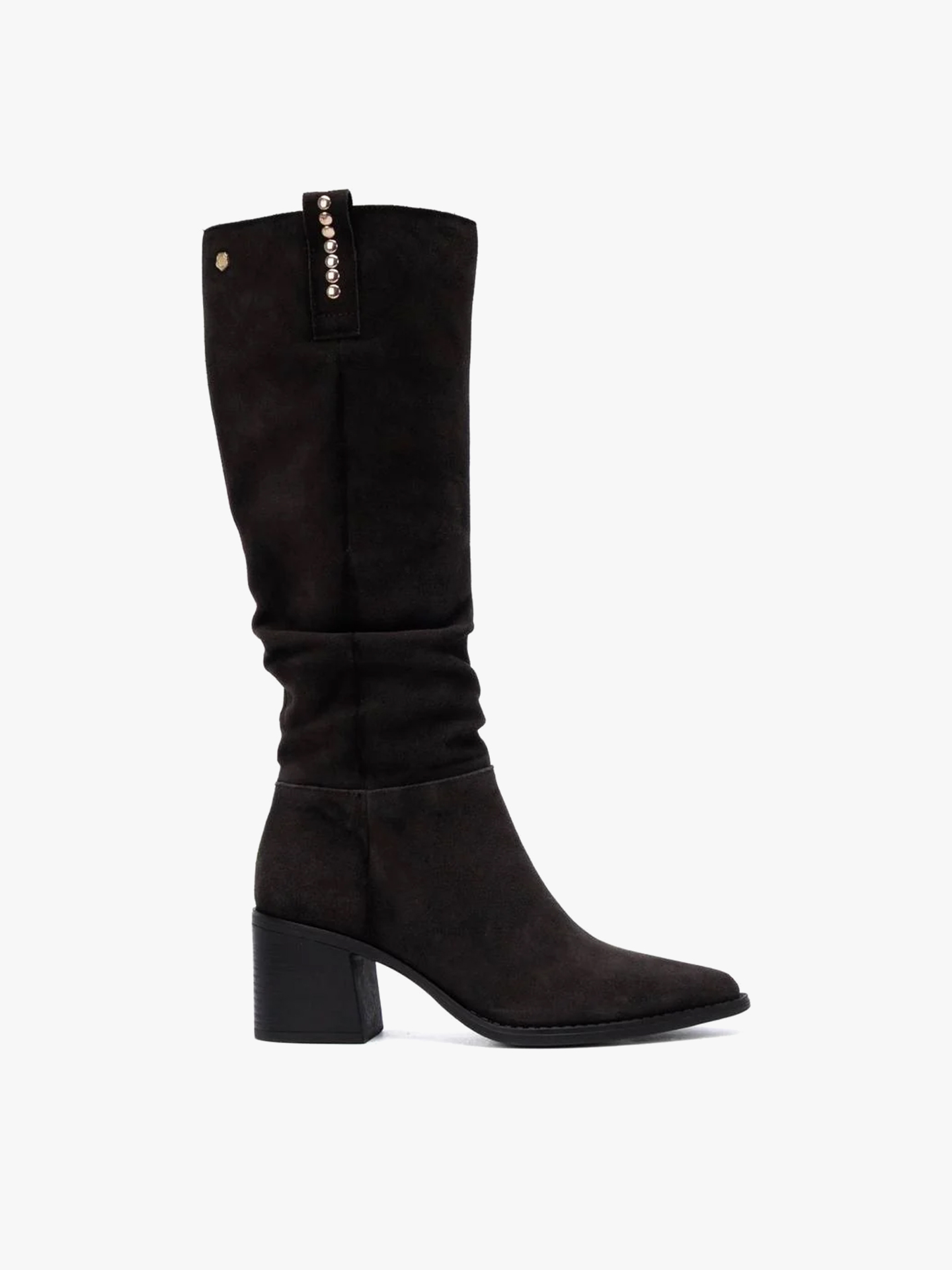 Botas de Cano Alto com Pregas