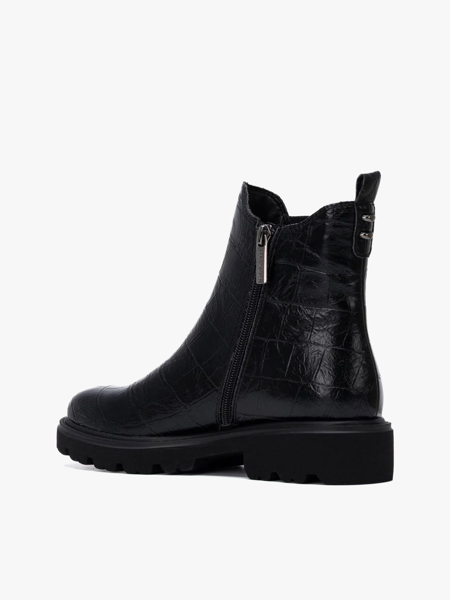 Botins Estilo Chelsea com Fecho de Correr