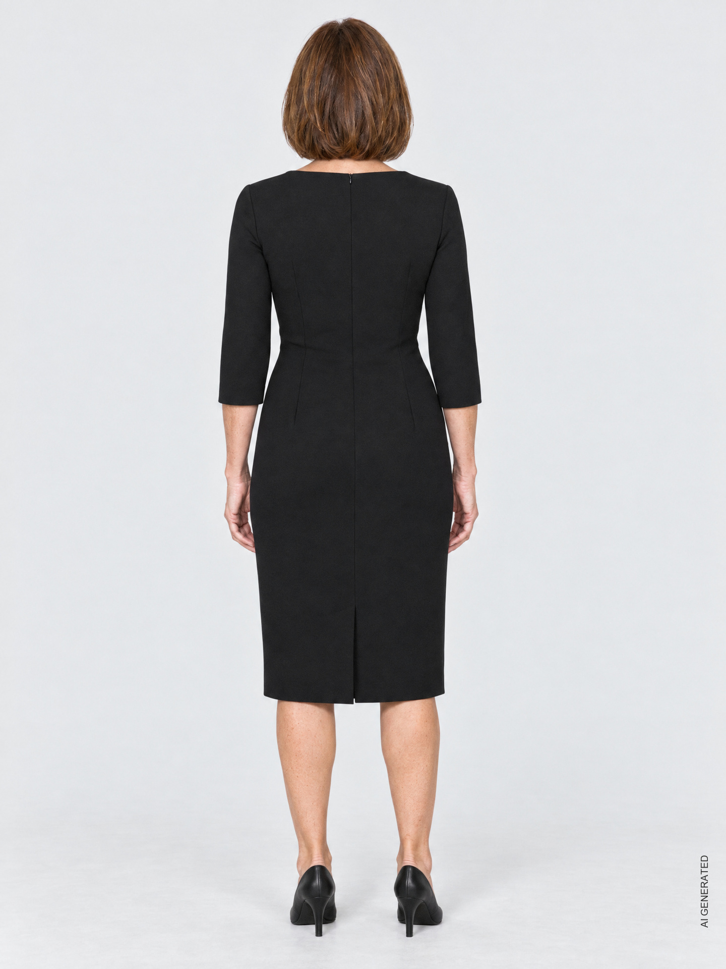 Vestido com Manga 3/4