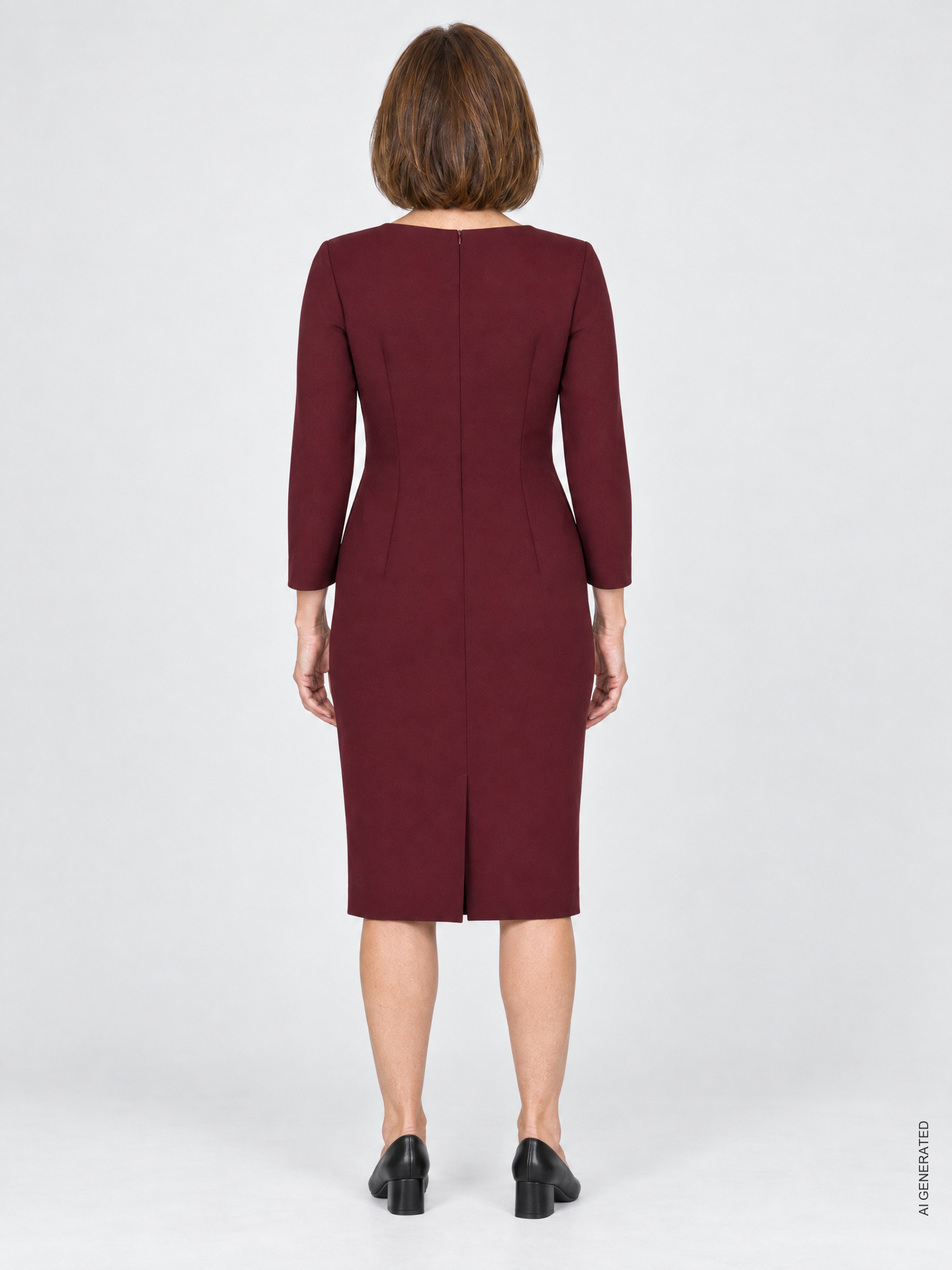 Vestido com Manga 3/4