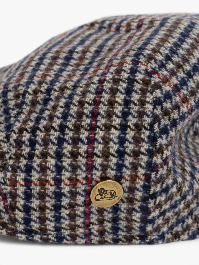 Boina com Padrão Tweed