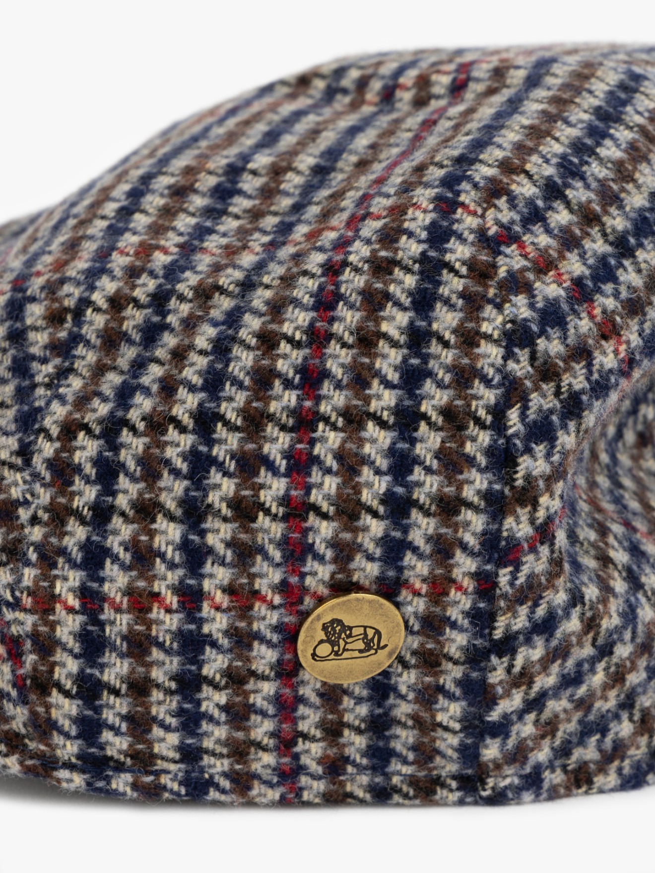 Boina com Padrão Tweed