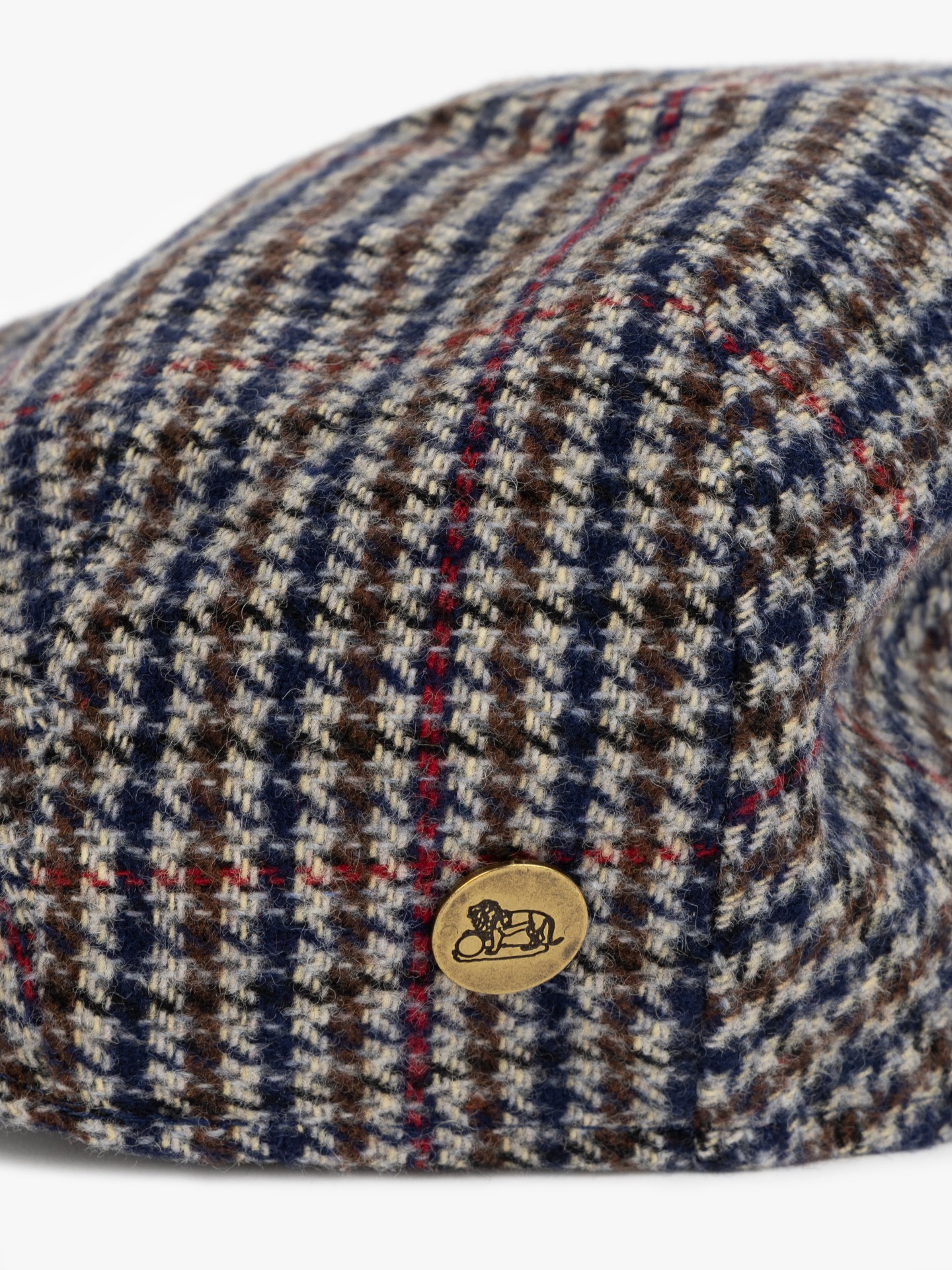 Boina com Padrão Tweed