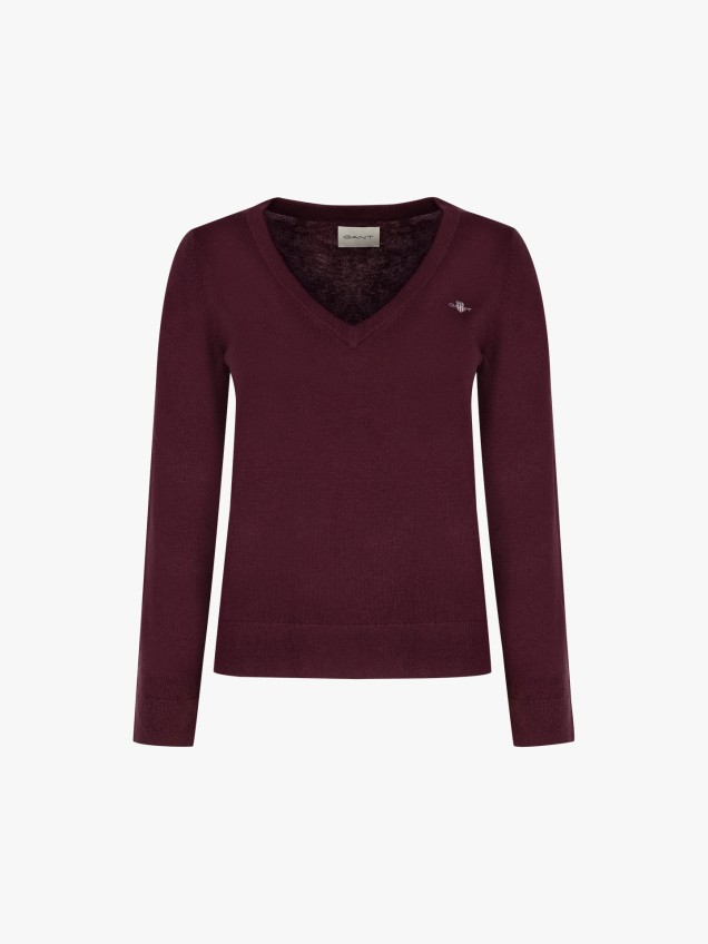 Camisola de Malha Decote em V