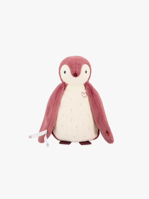 Peluche Pinguim com Sons Calmantes
