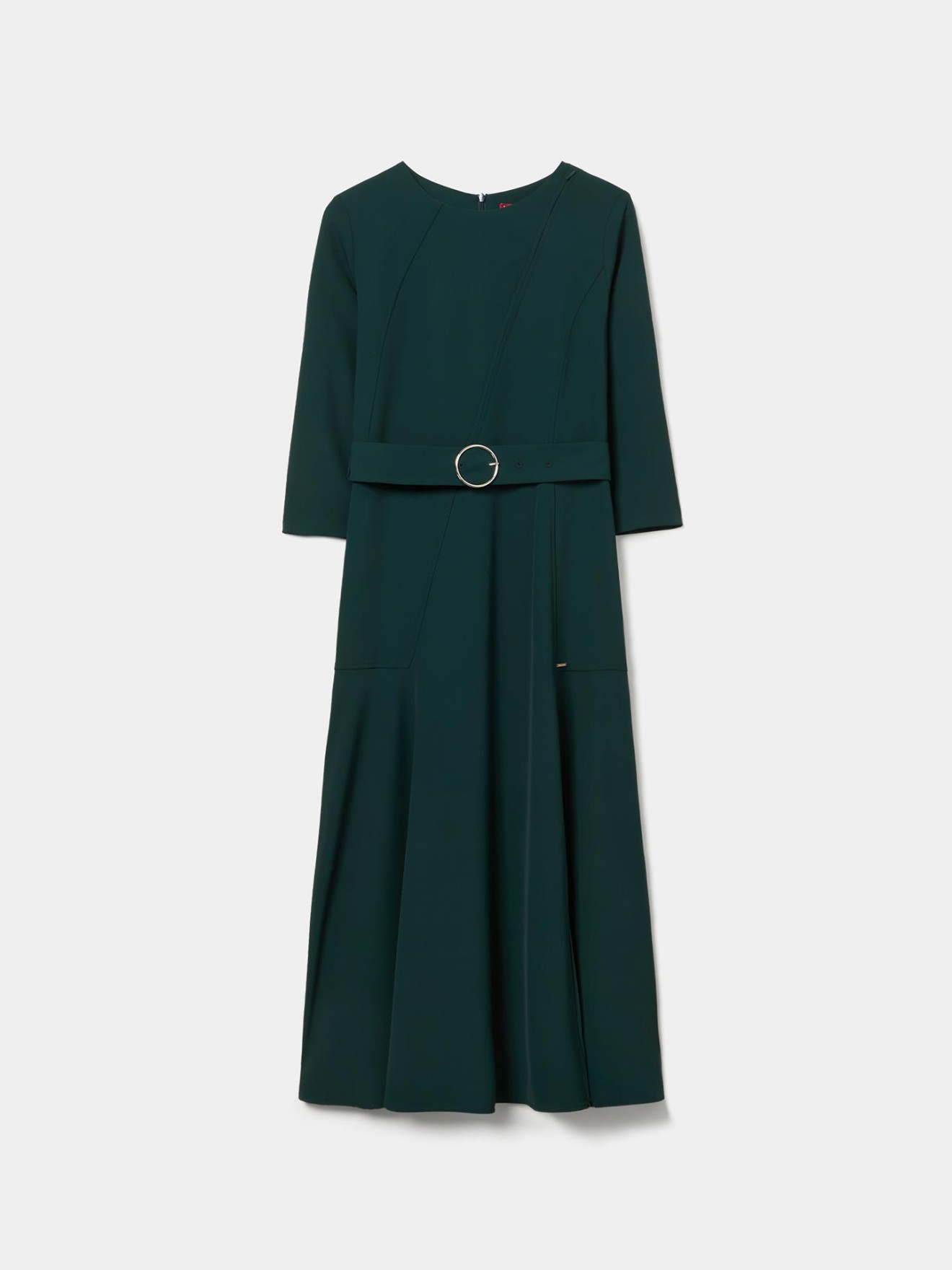 Vestido Midi com Cinto